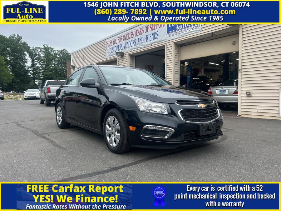 2015 Chevrolet Cruze 4dr Sdn Auto 1LT, available for sale in South Windsor , Connecticut | Ful-line Auto LLC. South Windsor , Connecticut 2015 Chevrolet Cruze 4dr Sdn Auto 1LT, available for sale in South Windsor , Connecticut | Ful-line Auto LLC. South Windsor , Connecticut