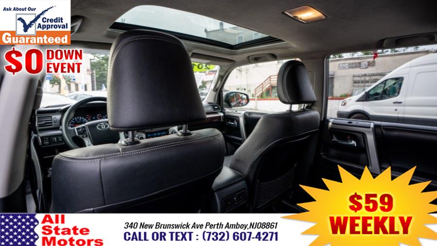 2018 Toyota 4Runner Limited 4WD (Natl), available for sale in Perth Amboy, New Jersey | All State Motor Inc. Perth Amboy, New Jersey 2018 Toyota 4Runner Limited 4WD (Natl), available for sale in Perth Amboy, New Jersey | All State Motor Inc. Perth Amboy, New Jersey