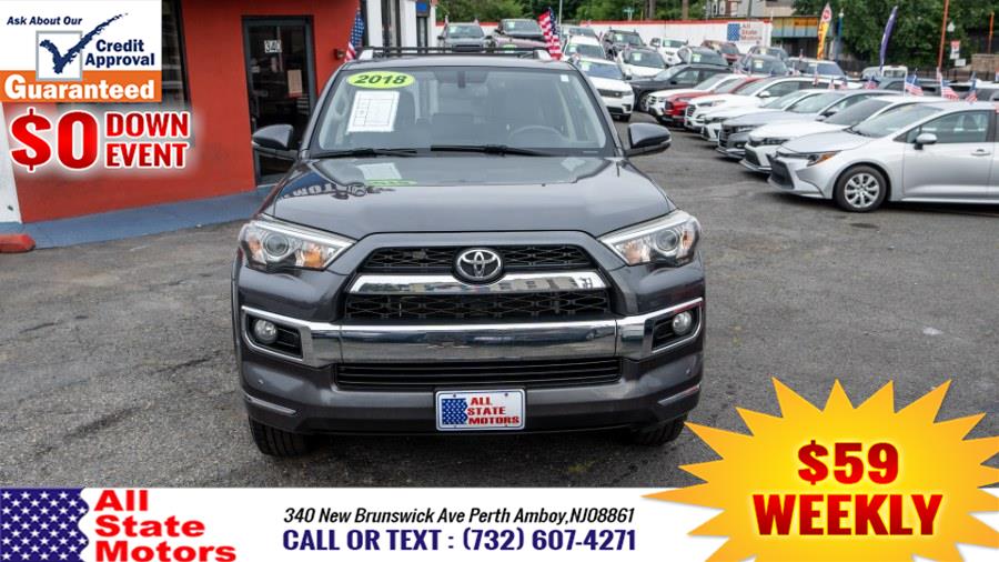 2018 Toyota 4Runner Limited 4WD (Natl), available for sale in Perth Amboy, New Jersey | All State Motor Inc. Perth Amboy, New Jersey 2018 Toyota 4Runner Limited 4WD (Natl), available for sale in Perth Amboy, New Jersey | All State Motor Inc. Perth Amboy, New Jersey