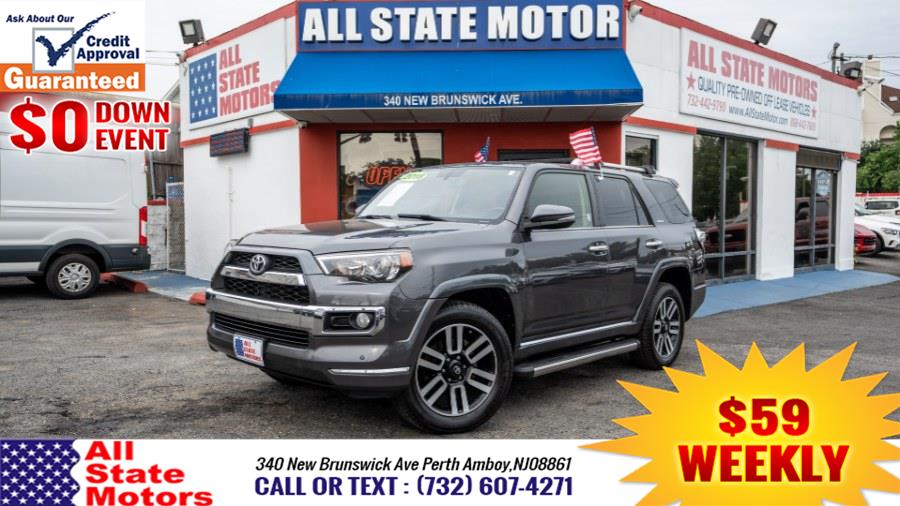 2018 Toyota 4Runner Limited 4WD (Natl), available for sale in Perth Amboy, New Jersey | All State Motor Inc. Perth Amboy, New Jersey 2018 Toyota 4Runner Limited 4WD (Natl), available for sale in Perth Amboy, New Jersey | All State Motor Inc. Perth Amboy, New Jersey