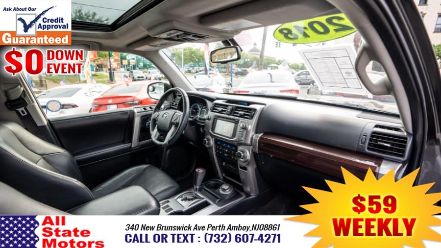 2018 Toyota 4Runner Limited 4WD (Natl), available for sale in Perth Amboy, New Jersey | All State Motor Inc. Perth Amboy, New Jersey 2018 Toyota 4Runner Limited 4WD (Natl), available for sale in Perth Amboy, New Jersey | All State Motor Inc. Perth Amboy, New Jersey
