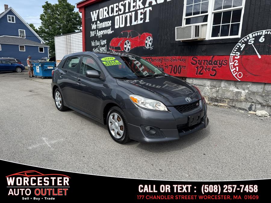 2009 Toyota Matrix 5dr Wgn Auto S FWD (SE), available for sale in Worcester, Massachusetts | Worcester Auto Outlet LLC. Worcester, Massachusetts 2009 Toyota Matrix 5dr Wgn Auto S FWD (SE), available for sale in Worcester, Massachusetts | Worcester Auto Outlet LLC. Worcester, Massachusetts