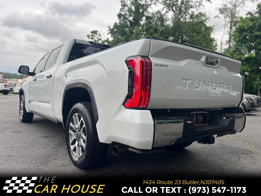2022 Toyota Tundra 4WD 1794 Edition CrewMax 6.5'' Bed (Natl), available for sale in Butler, New Jersey | The Car House. Butler, New Jersey 2022 Toyota Tundra 4WD 1794 Edition CrewMax 6.5'' Bed (Natl), available for sale in Butler, New Jersey | The Car House. Butler, New Jersey