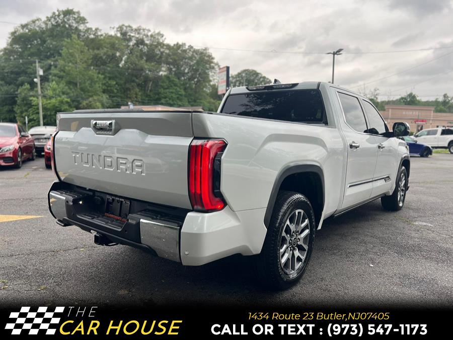 2022 Toyota Tundra 4WD 1794 Edition CrewMax 6.5'' Bed (Natl), available for sale in Butler, New Jersey | The Car House. Butler, New Jersey 2022 Toyota Tundra 4WD 1794 Edition CrewMax 6.5'' Bed (Natl), available for sale in Butler, New Jersey | The Car House. Butler, New Jersey