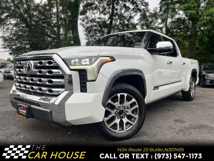 2022 Toyota Tundra 4WD 1794 Edition CrewMax 6.5'' Bed (Natl), available for sale in Butler, New Jersey | The Car House. Butler, New Jersey 2022 Toyota Tundra 4WD 1794 Edition CrewMax 6.5'' Bed (Natl), available for sale in Butler, New Jersey | The Car House. Butler, New Jersey