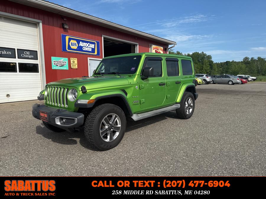 2019 Jeep Wrangler Unlimited Sahara 4x4, available for sale in Sabattus, Maine | Sabattus Auto and Truck Sales Inc. Sabattus, Maine