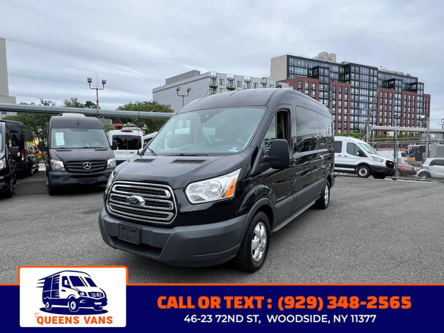 2018 Ford Transit Passenger Wagon T-350 148" Med Roof XL Sliding RH Dr, available for sale in Woodside, New York | Queens Vans LLC. Woodside, New York 2018 Ford Transit Passenger Wagon T-350 148" Med Roof XL Sliding RH Dr, available for sale in Woodside, New York | Queens Vans LLC. Woodside, New York