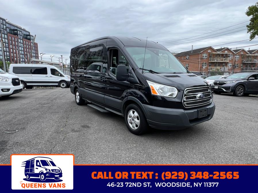 2018 Ford Transit Passenger Wagon T-350 148" Med Roof XL Sliding RH Dr, available for sale in Woodside, New York | Queens Vans LLC. Woodside, New York 2018 Ford Transit Passenger Wagon T-350 148" Med Roof XL Sliding RH Dr, available for sale in Woodside, New York | Queens Vans LLC. Woodside, New York