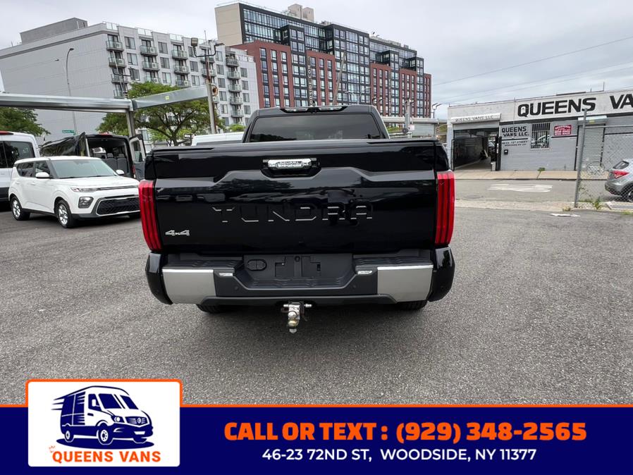 2022 Toyota Tundra 4WD Limited CrewMax 6.5'' Bed (Natl), available for sale in Woodside, New York | Queens Vans LLC. Woodside, New York 2022 Toyota Tundra 4WD Limited CrewMax 6.5'' Bed (Natl), available for sale in Woodside, New York | Queens Vans LLC. Woodside, New York