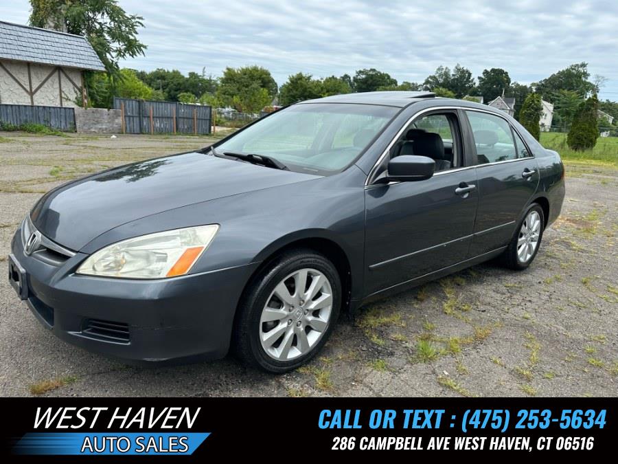 2006 Honda Accord Sdn EX-L V6 AT, available for sale in West Haven, Connecticut | West Haven Auto Sales LLC. West Haven, Connecticut 2006 Honda Accord Sdn EX-L V6 AT, available for sale in West Haven, Connecticut | West Haven Auto Sales LLC. West Haven, Connecticut