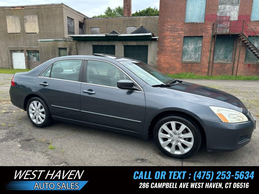 2006 Honda Accord Sdn EX-L V6 AT, available for sale in West Haven, Connecticut | West Haven Auto Sales LLC. West Haven, Connecticut 2006 Honda Accord Sdn EX-L V6 AT, available for sale in West Haven, Connecticut | West Haven Auto Sales LLC. West Haven, Connecticut
