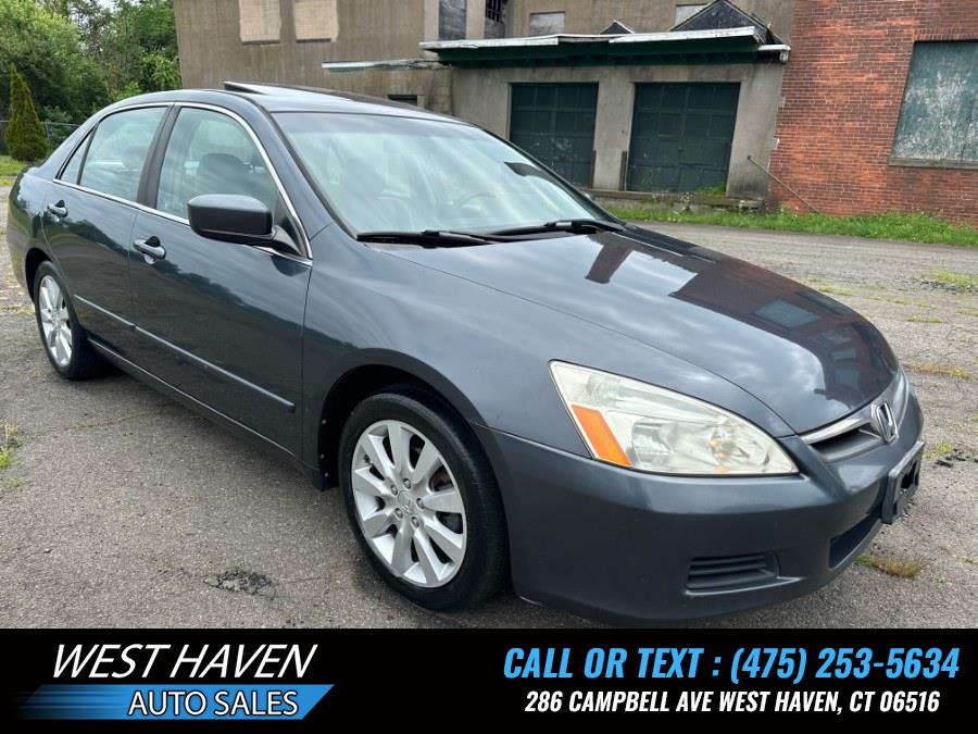2006 Honda Accord Sdn EX-L V6 AT, available for sale in West Haven, Connecticut | West Haven Auto Sales LLC. West Haven, Connecticut 2006 Honda Accord Sdn EX-L V6 AT, available for sale in West Haven, Connecticut | West Haven Auto Sales LLC. West Haven, Connecticut