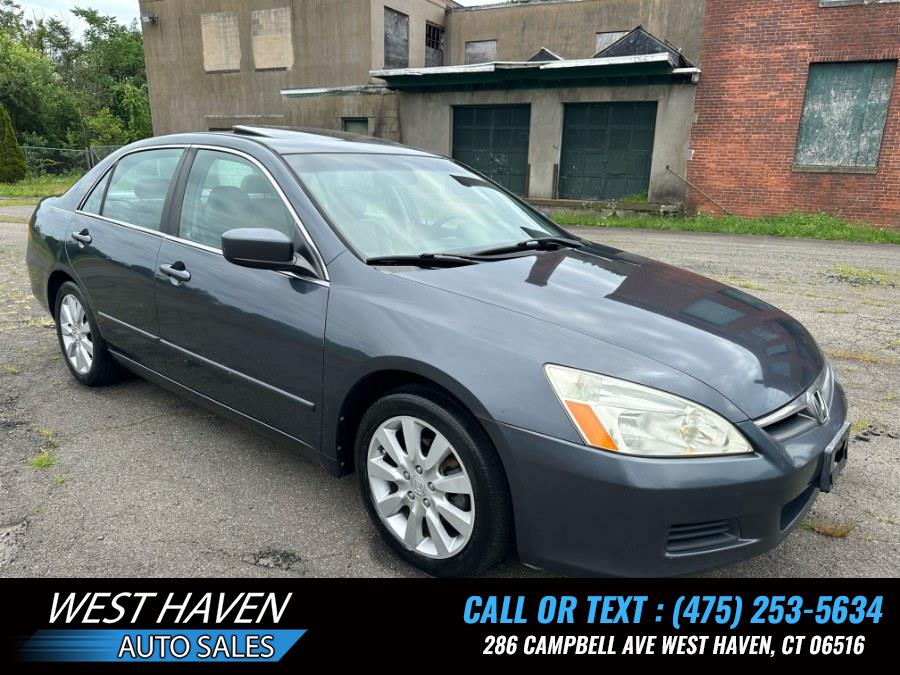 2006 Honda Accord Sdn EX-L V6 AT, available for sale in West Haven, Connecticut | West Haven Auto Sales LLC. West Haven, Connecticut 2006 Honda Accord Sdn EX-L V6 AT, available for sale in West Haven, Connecticut | West Haven Auto Sales LLC. West Haven, Connecticut