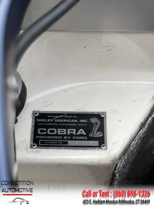 1966 Shelby Cobra 2dr Convertible, available for sale in Moodus, Connecticut | Competition Automotive of CT LLC. Moodus, Connecticut 1966 Shelby Cobra 2dr Convertible, available for sale in Moodus, Connecticut | Competition Automotive of CT LLC. Moodus, Connecticut