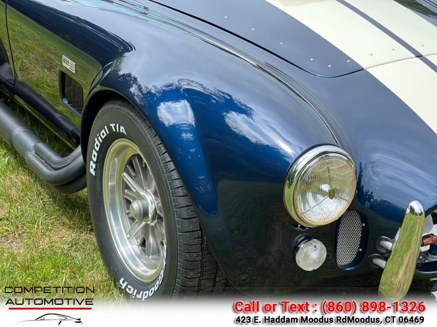 1966 Shelby Cobra 2dr Convertible, available for sale in Moodus, Connecticut | Competition Automotive of CT LLC. Moodus, Connecticut 1966 Shelby Cobra 2dr Convertible, available for sale in Moodus, Connecticut | Competition Automotive of CT LLC. Moodus, Connecticut