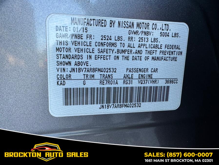 2015 Infiniti Q50 4dr Sdn Sport AWD, available for sale in BROCKTON, Massachusetts | Brockton Auto Sales Inc. BROCKTON, Massachusetts 2015 Infiniti Q50 4dr Sdn Sport AWD, available for sale in BROCKTON, Massachusetts | Brockton Auto Sales Inc. BROCKTON, Massachusetts