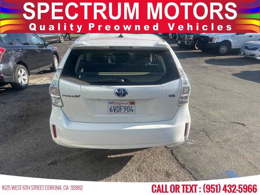 2012 Toyota Prius v 5dr Wgn Three (Natl), available for sale in Corona, California | Spectrum Motors. Corona, California 2012 Toyota Prius v 5dr Wgn Three (Natl), available for sale in Corona, California | Spectrum Motors. Corona, California