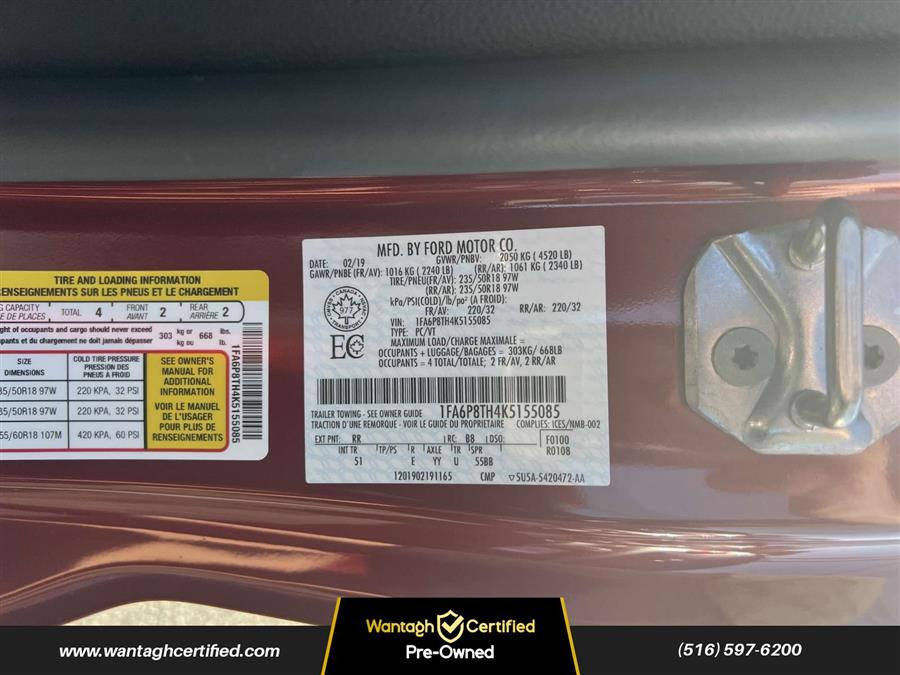 2019 Ford Mustang EcoBoost Fastback, available for sale in Wantagh, New York | Wantagh Certified. Wantagh, New York 2019 Ford Mustang EcoBoost Fastback, available for sale in Wantagh, New York | Wantagh Certified. Wantagh, New York