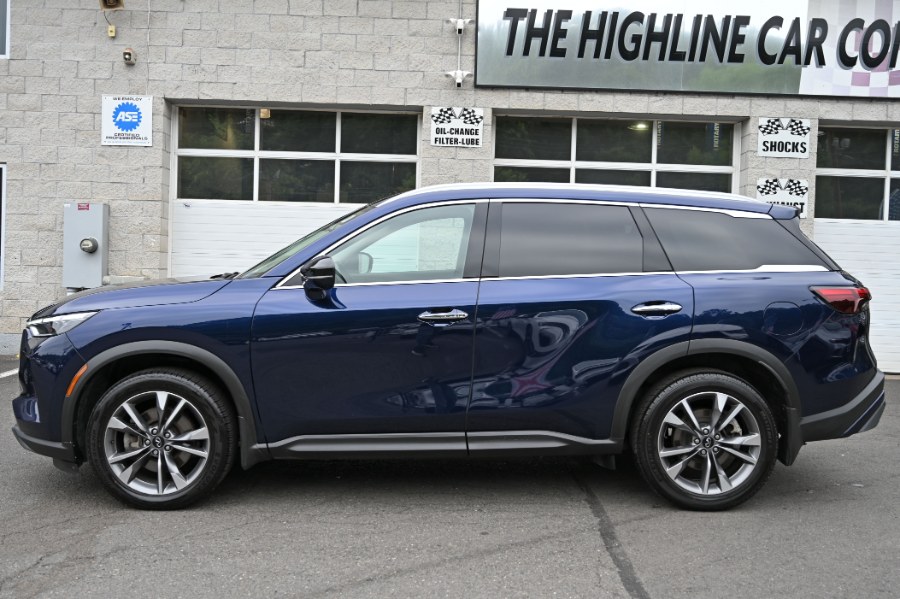 2022 INFINITI QX60 LUXE AWD, available for sale in Waterbury, Connecticut | Highline Car Connection. Waterbury, Connecticut 2022 INFINITI QX60 LUXE AWD, available for sale in Waterbury, Connecticut | Highline Car Connection. Waterbury, Connecticut