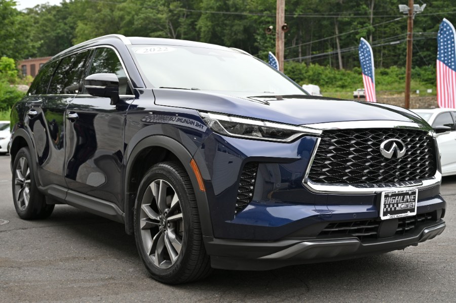 2022 INFINITI QX60 LUXE AWD, available for sale in Waterbury, Connecticut | Highline Car Connection. Waterbury, Connecticut 2022 INFINITI QX60 LUXE AWD, available for sale in Waterbury, Connecticut | Highline Car Connection. Waterbury, Connecticut