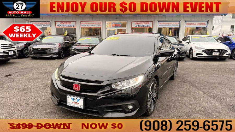 2016 Honda Civic EX-L Sedan 4D, available for sale in Linden, New Jersey | Route 27 Auto Mall. Linden, New Jersey 2016 Honda Civic EX-L Sedan 4D, available for sale in Linden, New Jersey | Route 27 Auto Mall. Linden, New Jersey