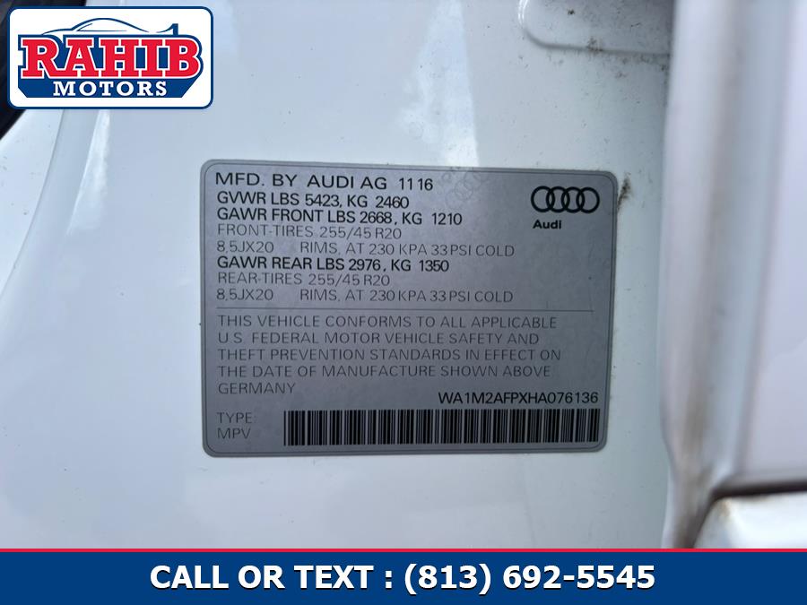 2017 Audi Q5 2.0 TFSI Premium Plus, available for sale in Orlando, Florida | Rahib inc. Orlando, Florida 2017 Audi Q5 2.0 TFSI Premium Plus, available for sale in Orlando, Florida | Rahib inc. Orlando, Florida