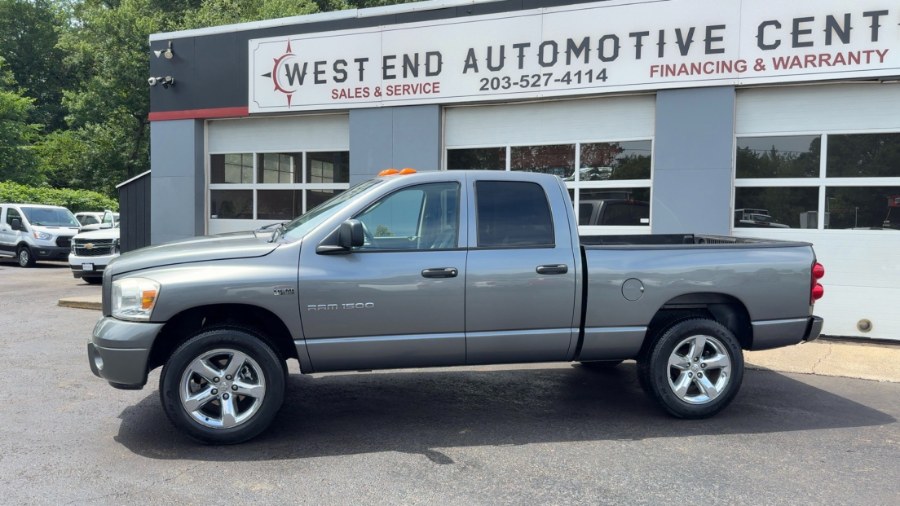 2007 Dodge Ram 1500 4WD Quad Cab 140.5" SLT, available for sale in Waterbury, Connecticut | West End Automotive Center. Waterbury, Connecticut 2007 Dodge Ram 1500 4WD Quad Cab 140.5" SLT, available for sale in Waterbury, Connecticut | West End Automotive Center. Waterbury, Connecticut