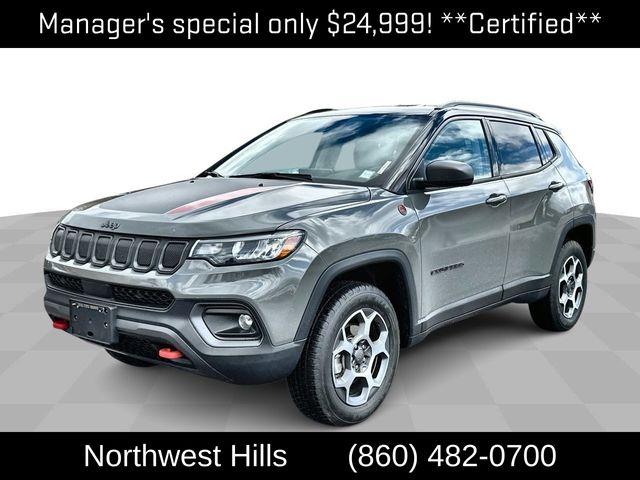 Used 2022 Jeep Compass in Avon, Connecticut | Sullivan Automotive Group. Avon, Connecticut