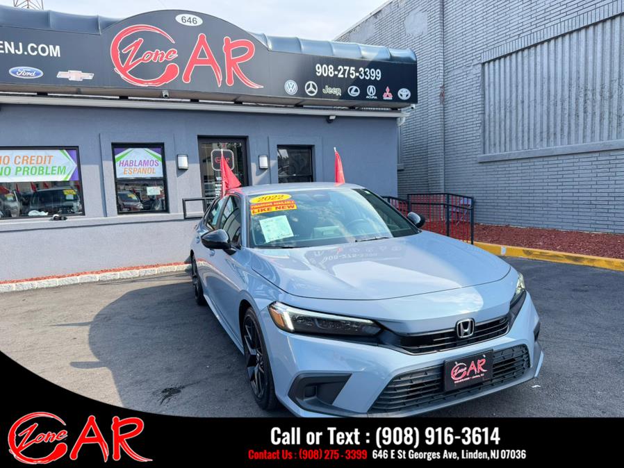 2022 Honda Civic Sedan Sport CVT, available for sale in Linden, New Jersey | Car Zone. Linden, New Jersey 2022 Honda Civic Sedan Sport CVT, available for sale in Linden, New Jersey | Car Zone. Linden, New Jersey