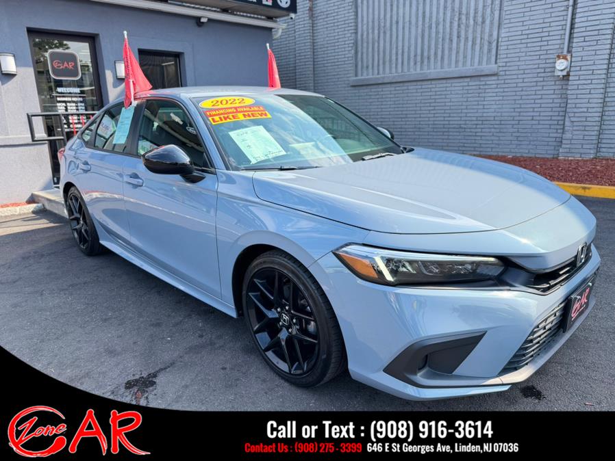 2022 Honda Civic Sedan Sport CVT, available for sale in Linden, New Jersey | Car Zone. Linden, New Jersey 2022 Honda Civic Sedan Sport CVT, available for sale in Linden, New Jersey | Car Zone. Linden, New Jersey