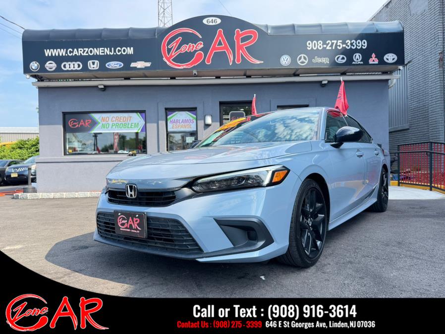 2022 Honda Civic Sedan Sport CVT, available for sale in Linden, New Jersey | Car Zone. Linden, New Jersey 2022 Honda Civic Sedan Sport CVT, available for sale in Linden, New Jersey | Car Zone. Linden, New Jersey
