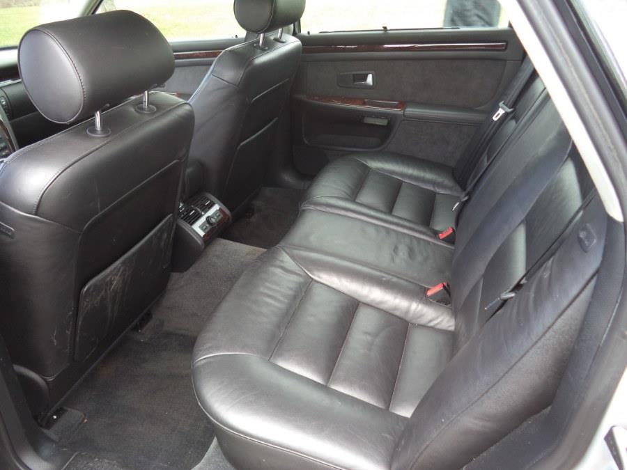 2001 Audi A8 4dr Sdn 4.2L Quattro AWD LWB Auto, available for sale in Berlin, Connecticut | International Motorcars llc. Berlin, Connecticut 2001 Audi A8 4dr Sdn 4.2L Quattro AWD LWB Auto, available for sale in Berlin, Connecticut | International Motorcars llc. Berlin, Connecticut