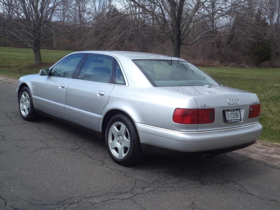 2001 Audi A8 4dr Sdn 4.2L Quattro AWD LWB Auto, available for sale in Berlin, Connecticut | International Motorcars llc. Berlin, Connecticut 2001 Audi A8 4dr Sdn 4.2L Quattro AWD LWB Auto, available for sale in Berlin, Connecticut | International Motorcars llc. Berlin, Connecticut