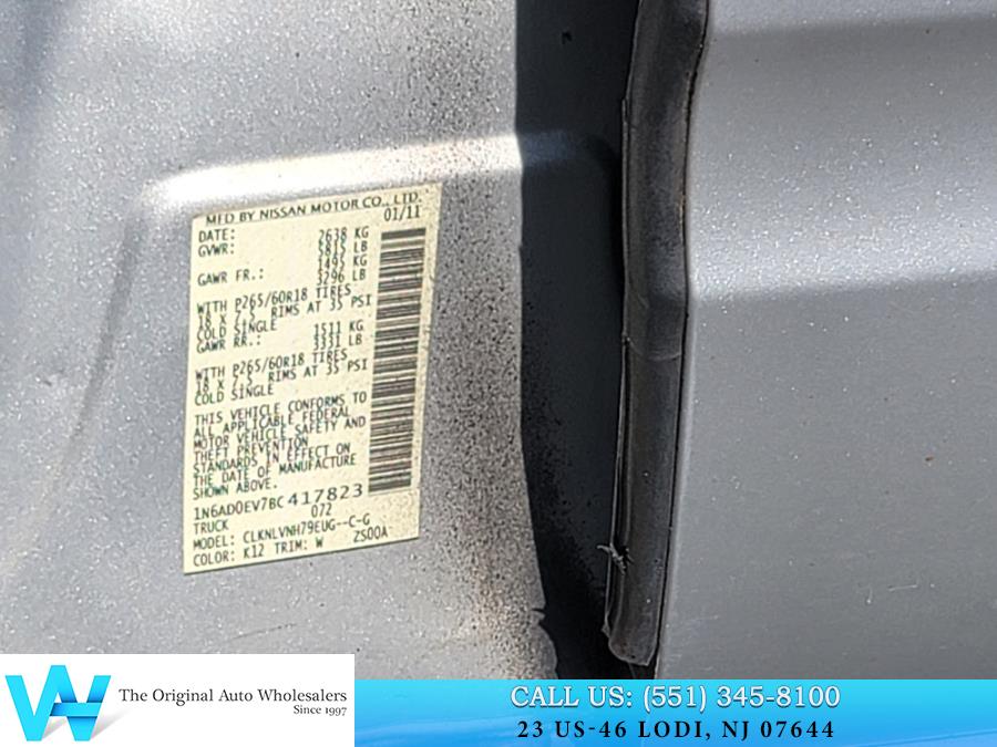2011 Nissan Frontier 4WD Crew Cab SWB Auto SL, available for sale in Lodi, New Jersey | AW Auto & Truck Wholesalers, Inc. Lodi, New Jersey 2011 Nissan Frontier 4WD Crew Cab SWB Auto SL, available for sale in Lodi, New Jersey | AW Auto & Truck Wholesalers, Inc. Lodi, New Jersey
