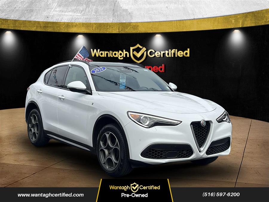 2022 Alfa Romeo Stelvio Ti AWD, available for sale in Wantagh, New York | Wantagh Certified. Wantagh, New York 2022 Alfa Romeo Stelvio Ti AWD, available for sale in Wantagh, New York | Wantagh Certified. Wantagh, New York