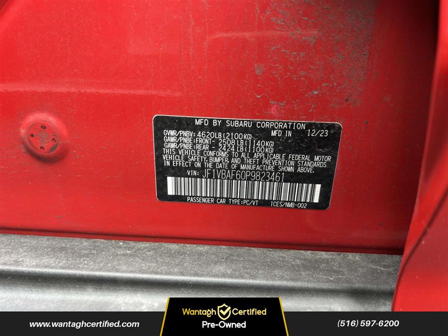 2023 Subaru Wrx Premium Manual, available for sale in Wantagh, New York | Wantagh Certified. Wantagh, New York 2023 Subaru Wrx Premium Manual, available for sale in Wantagh, New York | Wantagh Certified. Wantagh, New York