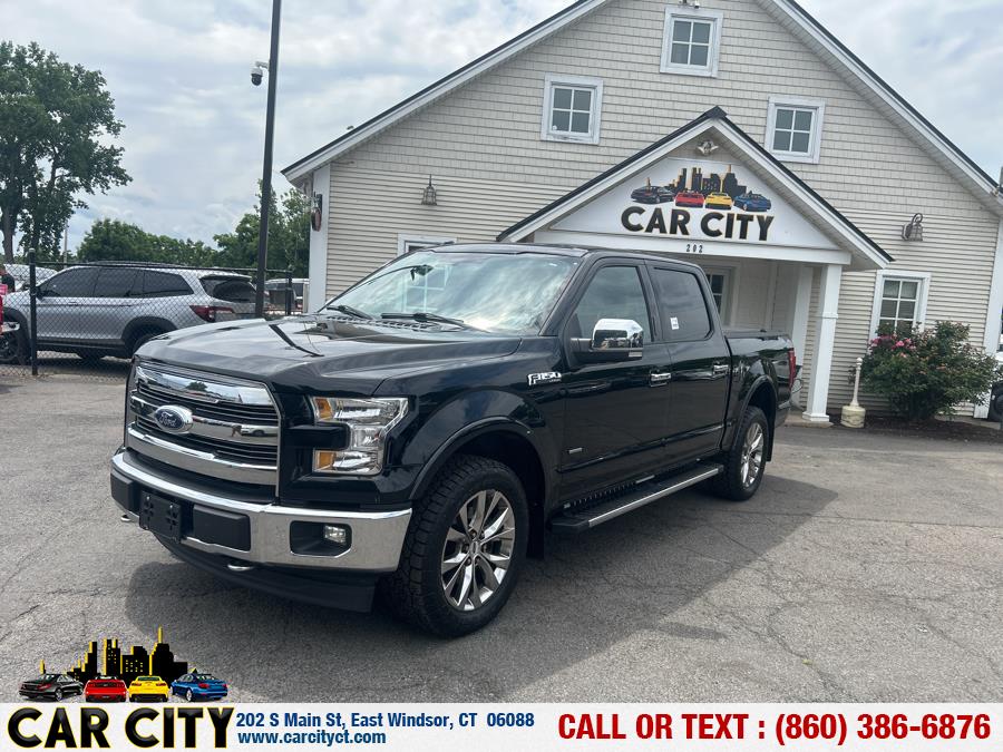 2017 Ford F-150 Lariat 4WD SuperCrew 5.5'' Box, available for sale in East Windsor, Connecticut | Car City LLC. East Windsor, Connecticut