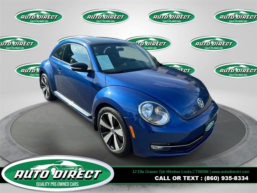 2013 Volkswagen Beetle Coupe 2dr DSG 2.0T Turbo w/Sun/Sound PZEV *Ltd Avail*, available for sale in Windsor Locks, Connecticut | Auto Direct LLC. Windsor Locks, Connecticut 2013 Volkswagen Beetle Coupe 2dr DSG 2.0T Turbo w/Sun/Sound PZEV *Ltd Avail*, available for sale in Windsor Locks, Connecticut | Auto Direct LLC. Windsor Locks, Connecticut