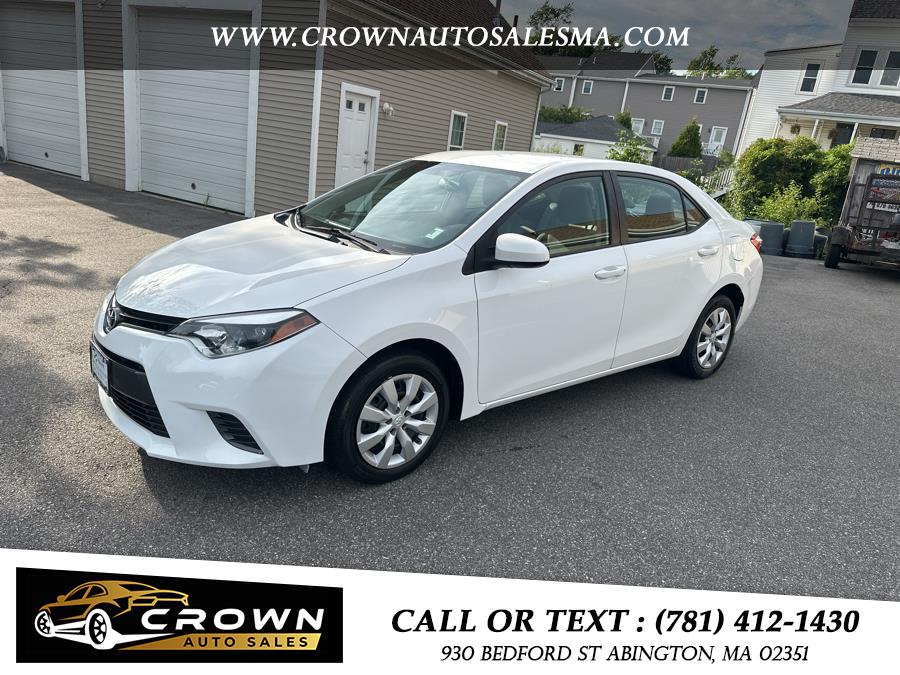 Used 2016 Toyota Corolla in Abington, Massachusetts | Crown Auto Sales. Abington, Massachusetts