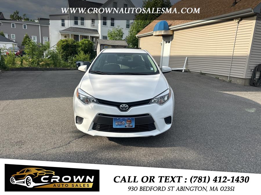 2016 Toyota Corolla 4dr Sdn CVT LE Premium (Natl), available for sale in Abington, Massachusetts | Crown Auto Sales. Abington, Massachusetts 2016 Toyota Corolla 4dr Sdn CVT LE Premium (Natl), available for sale in Abington, Massachusetts | Crown Auto Sales. Abington, Massachusetts