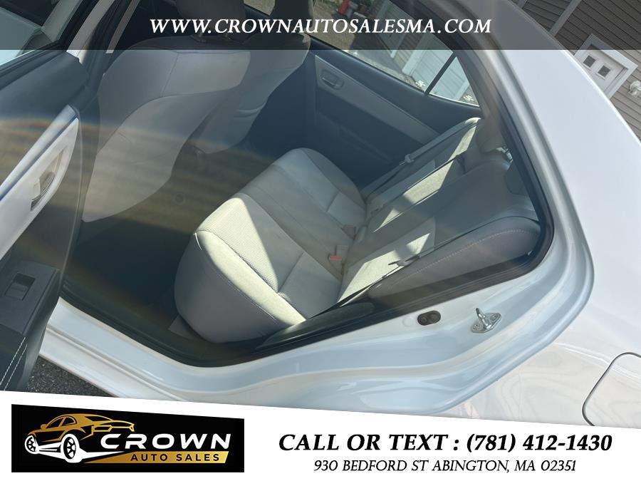 2016 Toyota Corolla 4dr Sdn CVT LE Premium (Natl), available for sale in Abington, Massachusetts | Crown Auto Sales. Abington, Massachusetts 2016 Toyota Corolla 4dr Sdn CVT LE Premium (Natl), available for sale in Abington, Massachusetts | Crown Auto Sales. Abington, Massachusetts