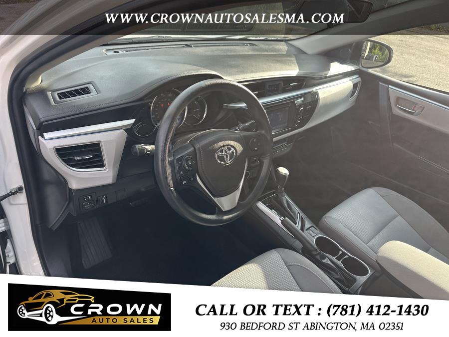 2016 Toyota Corolla 4dr Sdn CVT LE Premium (Natl), available for sale in Abington, Massachusetts | Crown Auto Sales. Abington, Massachusetts 2016 Toyota Corolla 4dr Sdn CVT LE Premium (Natl), available for sale in Abington, Massachusetts | Crown Auto Sales. Abington, Massachusetts