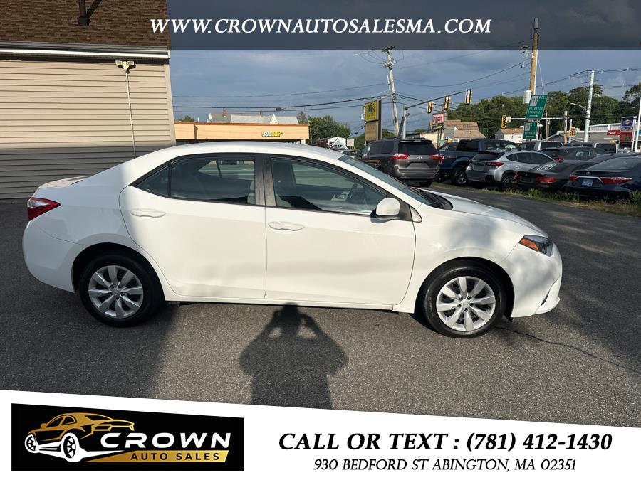 2016 Toyota Corolla 4dr Sdn CVT LE Premium (Natl), available for sale in Abington, Massachusetts | Crown Auto Sales. Abington, Massachusetts 2016 Toyota Corolla 4dr Sdn CVT LE Premium (Natl), available for sale in Abington, Massachusetts | Crown Auto Sales. Abington, Massachusetts