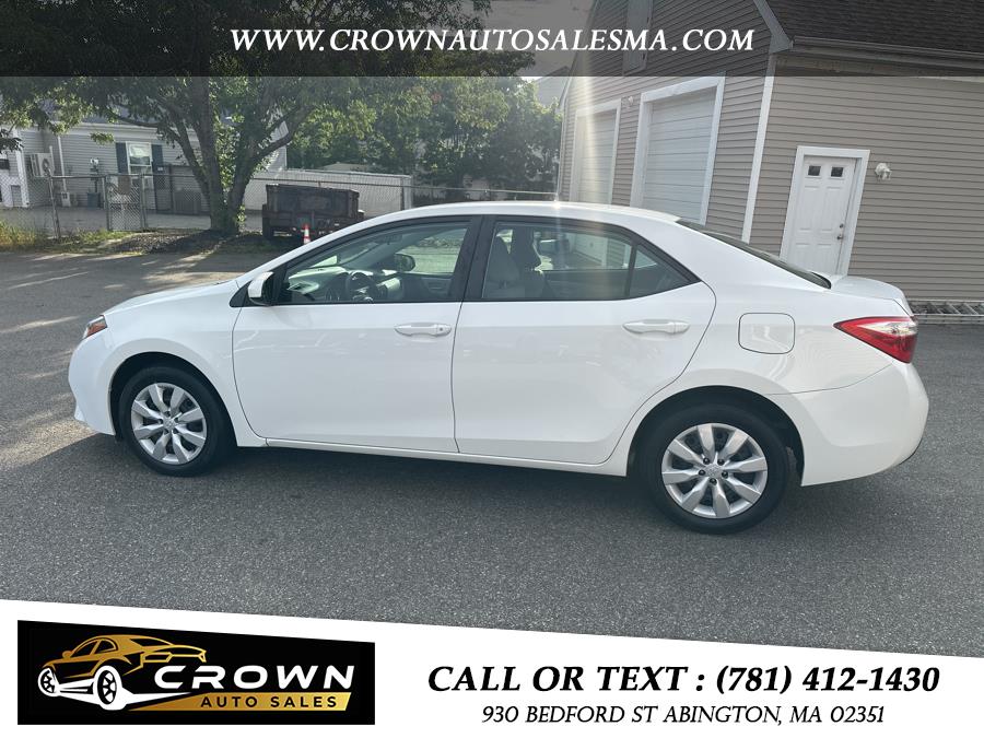 2016 Toyota Corolla 4dr Sdn CVT LE Premium (Natl), available for sale in Abington, Massachusetts | Crown Auto Sales. Abington, Massachusetts 2016 Toyota Corolla 4dr Sdn CVT LE Premium (Natl), available for sale in Abington, Massachusetts | Crown Auto Sales. Abington, Massachusetts