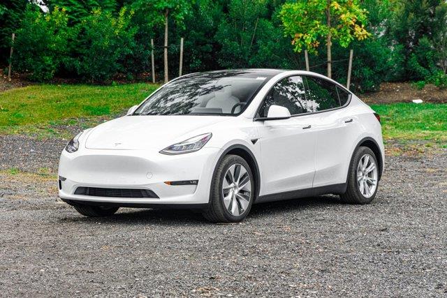 Used 2022 Tesla Model Y Long Range with VIN 7SAYGDEE9NF358056 for sale in Great Neck, NY
