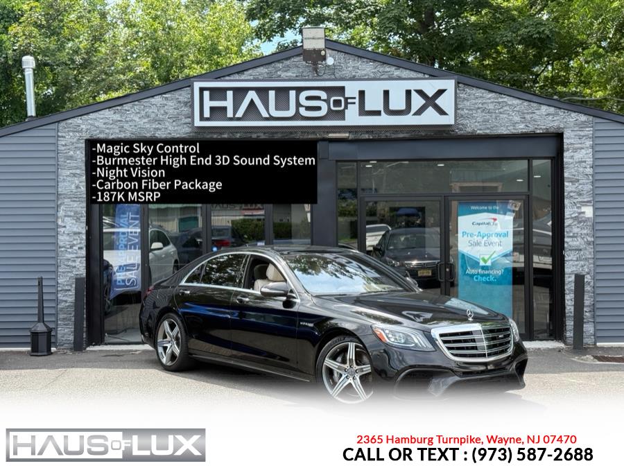 2019 Mercedes-Benz S-Class AMG S 63 4MATIC Sedan, available for sale in Wayne, New Jersey | Haus of Lux. Wayne, New Jersey 2019 Mercedes-Benz S-Class AMG S 63 4MATIC Sedan, available for sale in Wayne, New Jersey | Haus of Lux. Wayne, New Jersey