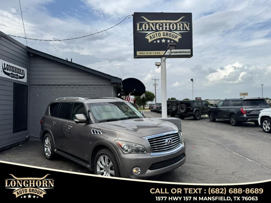2014 INFINITI QX80 2WD 4dr, available for sale in Mansfield, Texas | Longhorn Auto Group. Mansfield, Texas 2014 INFINITI QX80 2WD 4dr, available for sale in Mansfield, Texas | Longhorn Auto Group. Mansfield, Texas