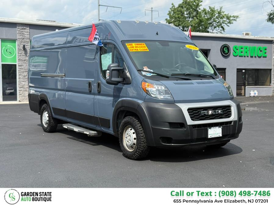 2019 Ram ProMaster Cargo Van 3500 High Roof 159" WB EXT, available for sale in Elizabeth, New Jersey | Garden State Auto Boutique. Elizabeth, New Jersey 2019 Ram ProMaster Cargo Van 3500 High Roof 159" WB EXT, available for sale in Elizabeth, New Jersey | Garden State Auto Boutique. Elizabeth, New Jersey