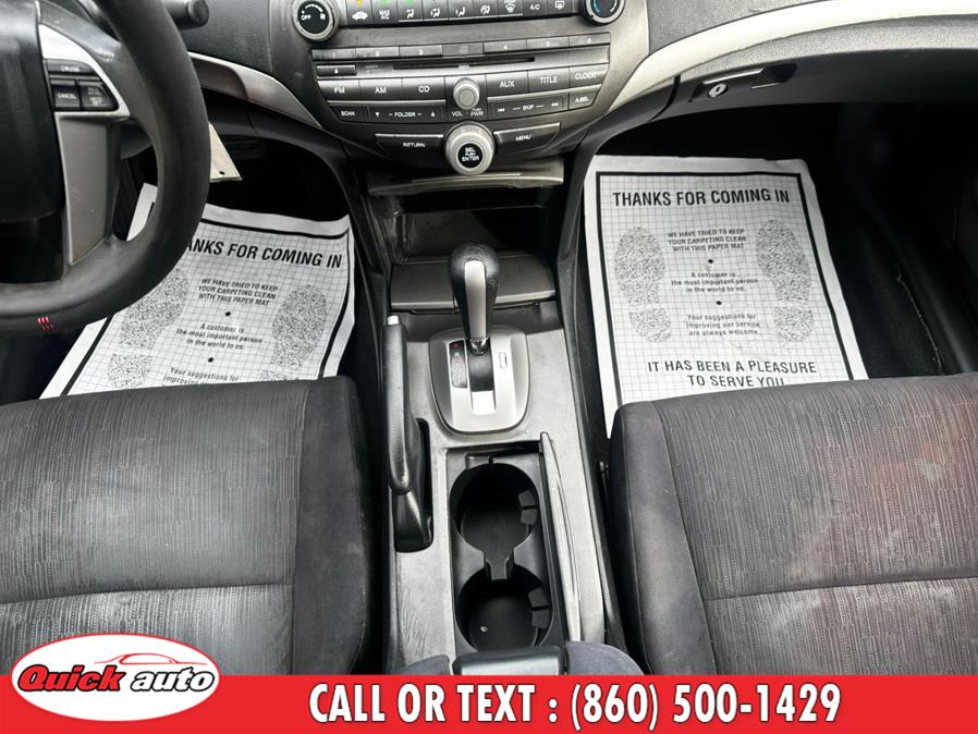 2012 Honda Accord Sdn 4dr I4 Auto LX, available for sale in Bristol, Connecticut | Quick Auto LLC. Bristol, Connecticut 2012 Honda Accord Sdn 4dr I4 Auto LX, available for sale in Bristol, Connecticut | Quick Auto LLC. Bristol, Connecticut