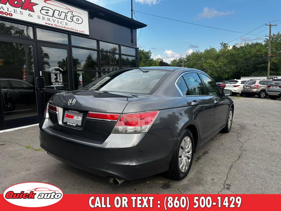 2012 Honda Accord Sdn 4dr I4 Auto LX, available for sale in Bristol, Connecticut | Quick Auto LLC. Bristol, Connecticut 2012 Honda Accord Sdn 4dr I4 Auto LX, available for sale in Bristol, Connecticut | Quick Auto LLC. Bristol, Connecticut